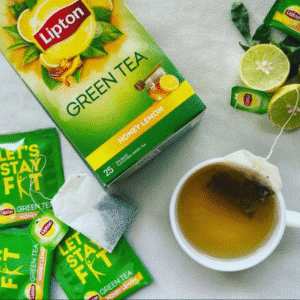 Lipton Green Tea Tulsi Natura and Lemon Zest – Affordable green tea for daily use in India 